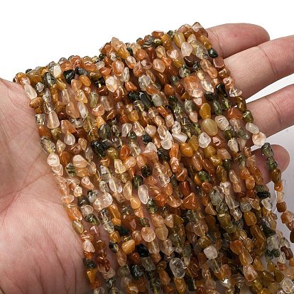 Природный агат бисер нитей, самородки