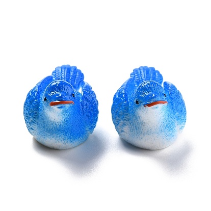 Opaque Resin Cabochons, for DIY Decoration, Bird