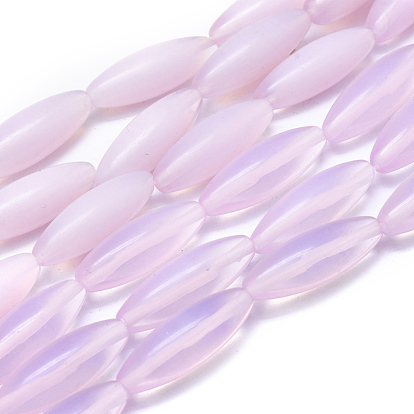 Perles opalite brins, oeil de cheval