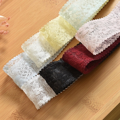 9M Polyester Flower Lace Ribbons, Garment Accessories, Gift Packaging