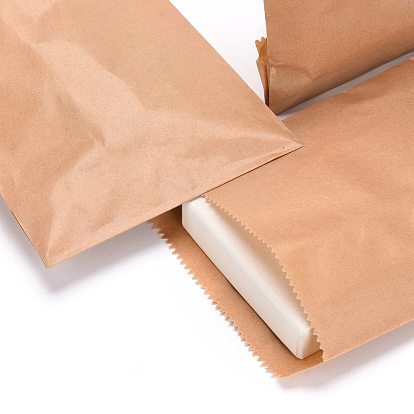 Kraft Paper Bags, No Handles, Food Storage Bags