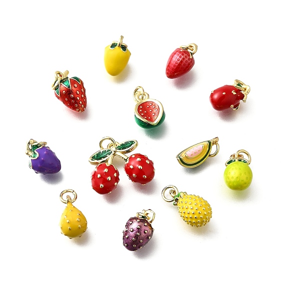 Латунь с эмалевыми подвесками, долговечный, без свинца и без кадмия, реальный 18 k позолоченный, с целью перехода в кольце