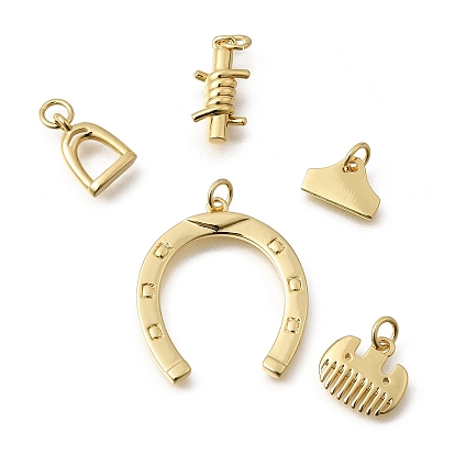 Латунные подвески, брелоки для ранчового оборудования, стойки покрытие, долговечный, без кадмия и без свинца