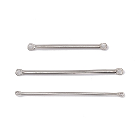 304 Stainless Steel Connector Charms, Bar Shape