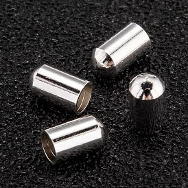Brass Cord End, Long-Lasting Plated