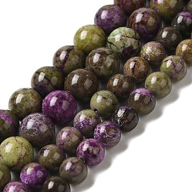 Natural Atlantisite Stichtite Beads Strands, Round