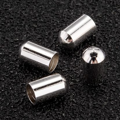 Brass Cord End, Long-Lasting Plated