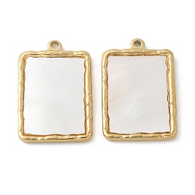 304 подвески из нержавеющей стали, прямоугольник амулеты, с оболочкой, ионное покрытие (ip)