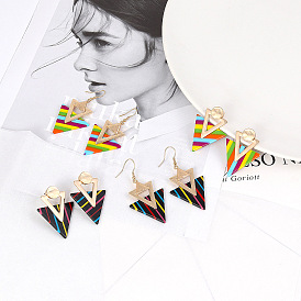 Colorful Triangle Earrings: Chic, Trendy and Versatile Jewelry