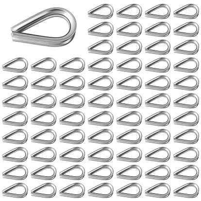 304 Stainless Steel Heart Shaped Cable Thimbles Wire Rope