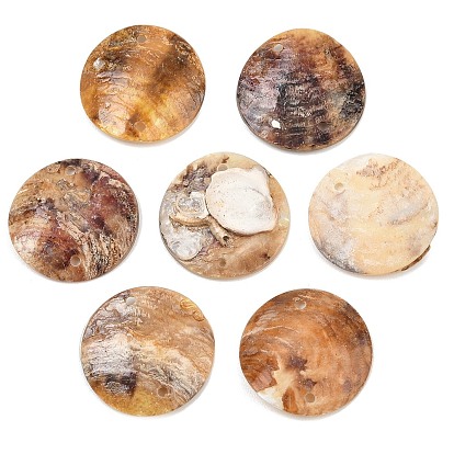 Подвески-соединители из натуральной ракушки Акойя