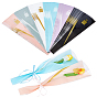 120Pcs 6 Colors OPP Gift Bags, Single Flower Packaging Bags, with Word Just For You and Crown Pattern