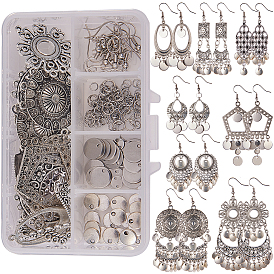 DIY Earring Making, with 304 Stainless Steel and Alloy Links, Brass Earring Hooks