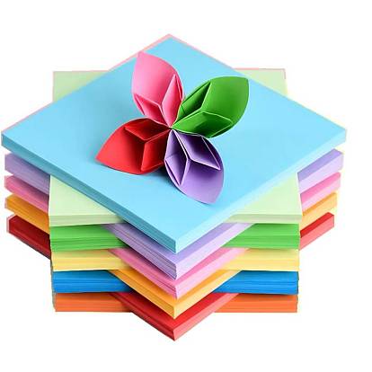 Origami Paper, Handmade Folding Paper, for Kids School DIY and Arts & Crafts
