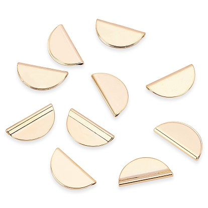 Brass Beads, Half Round