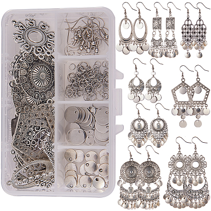 DIY Earring Making, with 304 Stainless Steel and Alloy Links, Brass Earring Hooks