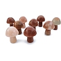 Gemstone Healing Mushroom Figurines, for Home Office Desktop Feng Shui Ornament