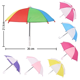 Мини-тканевый кукольный зонт от дождя, принадлежности для изготовления кукол, аксессуары для кукол своими руками