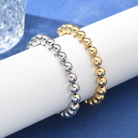 Браслеты из латунных бусин для мужчин и женщин