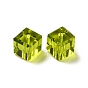 Glass Imitation Austrian Crystal Beads, Faceted, Suqare