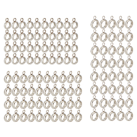 110шт 3 стиль 304 нержавеющая сталь трубчатые дужки, петля под залог, кольцо