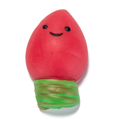 Christmas Theme Bulb Shape Stress Toy, Funny Fidget Sensory Toy, for Stress Anxiety Relief
