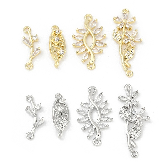 Латунные прозрачные подвески из кубического циркония, долговечный