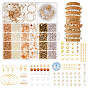 DIY Jewelry Making Findings Kits, including Acrylic & Wood & Alloy Beads, Nautral Gemstone, Tassel Pendant, Lobster Claw Clasps, Earring Hook, Bead Tips, Elastic String