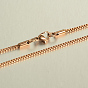 304 Stainless Steel Box Chain Necklaces Necklaces, with Lobster Claw Clasps, 23.6 inch(60cm)