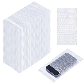 300 sachets à bulles en film PE, enveloppes à bulles auto-adhésives, rectangle