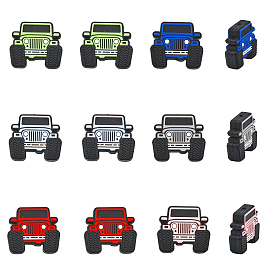 12 шт. 6 цветные экологически чистые силиконовые шарики пищевого качества, автомобиль