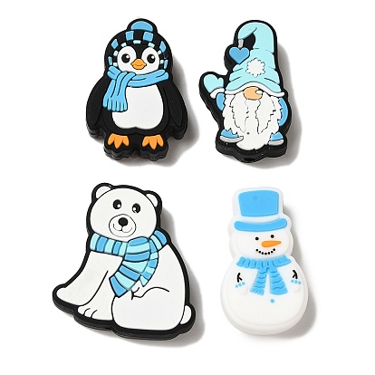 Зимняя коллекция джинсовые силиконовые бусины