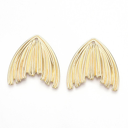 Металлическая подвеска, рыбий хвост, без кадмия, без никеля и без свинца