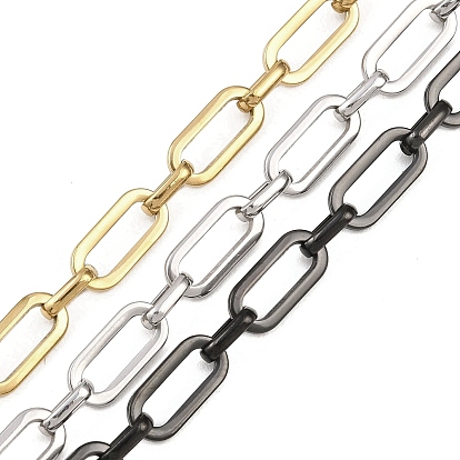 201 цепи овальные из нержавеющей стали, ионное покрытие (ip), несварные, с катушкой