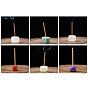 Natural Gemstone Incense Burners, Sqaure Incense Holders, Home Office Teahouse Zen Buddhist Supplies
