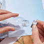 BENECREAT Plastic Sample Bottle with Aluminum Cap for Lotion Shower Gel Cleaning Water Oil