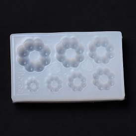 DIY Pendants Silicone Molds, Resin Casting Pendant Molds, For UV Resin, Epoxy Resin Jewelry Making, Flower