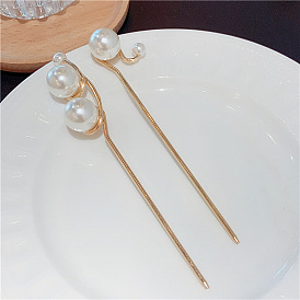 Minimalist Modern Hairpin Hair Accessories with Pearls - Elegant, Sophisticated, Unique.