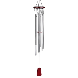 Alloy Tube Wind Chime, with Wood Board, for Hanging Yards Garden Lawn Decoration