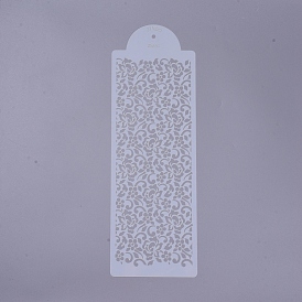 Eco-Friendly Food Grade Plastic Templates Spray Cake Molds, Surface Cake Decorating Stencil Molds, Flower