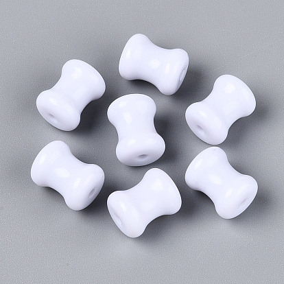 Непрозрачные акриловые бусины, грибной стебель