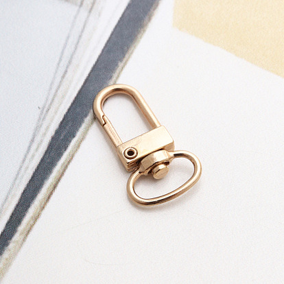 Овальные поворотные застежки из сплава, застежки-молнии