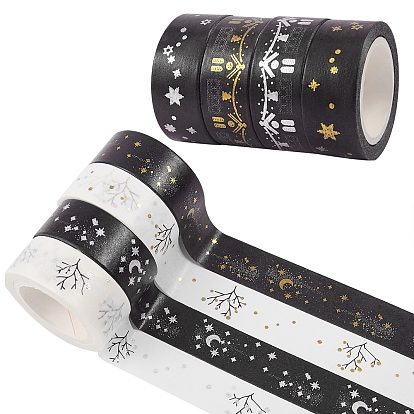 8 Rolls 8 Style DIY Scrapbook Decorative Adhesive Tapes