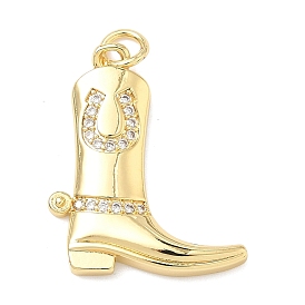 Латунные микро проложить кубического циркония подвески, подвески для обуви/ботинок, долговечный, стойки покрытие, без свинца и без кадмия, с целью перехода в кольце