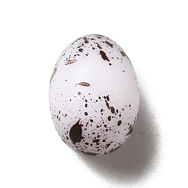 Непрозрачные кабошоны из смолы, форма яйца