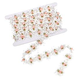 1 шт. тканевые цветы, украшение для шитья своими руками, с картонной карточкой