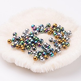 Non-magnetic Synthetic Hematite Beads Strands, Grade A, Round