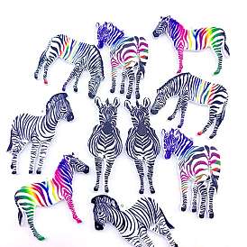 Acrylic Pendants, Zebra