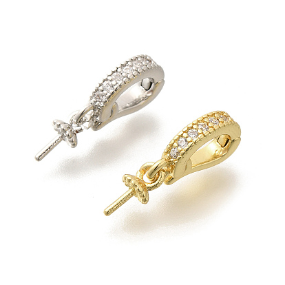 Латунное микропейв, прозрачный кубический цирконий, складные застежки, долговечный