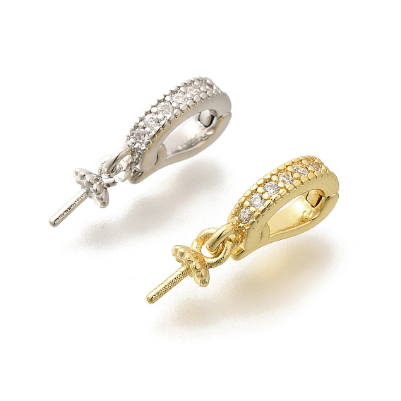 Латунное микропейв, прозрачный кубический цирконий, складные застежки, долговечный